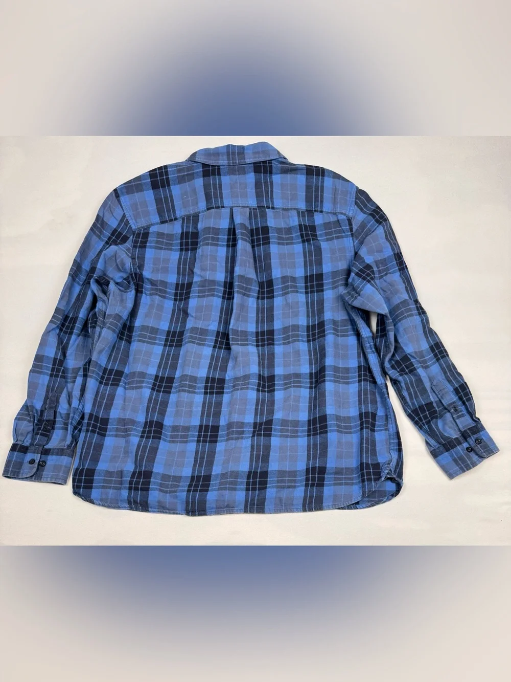 The North Face Arroyo Lightweight Blue Plaid Flannel Men’s XL